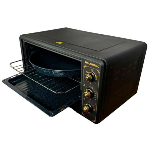 Электрическая печь HAUSBERG HB8001RST Черный 1400 Вт, 48 л photo 4