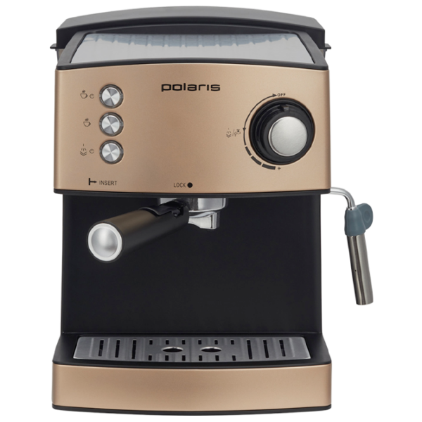 Espressor Polaris PCM1527AE Champagne 850 W, 1.5 l, Bloc termic photo 1