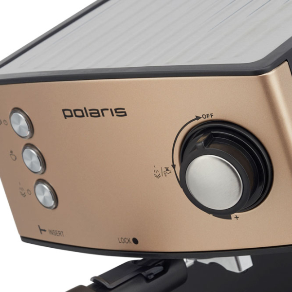 Espressor Polaris PCM1527AE Champagne 850 W, 1.5 l, Bloc termic photo 9