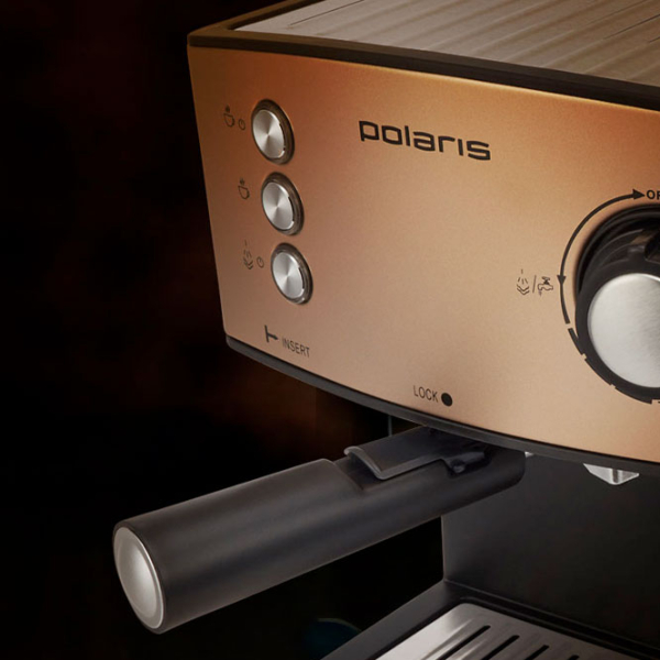 Espressor Polaris PCM1527AE Champagne 850 W, 1.5 l, Bloc termic photo 12