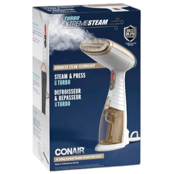 Vaporizator de călcat vertical Conair GS59XE White 1100 W, 25 g/min, 0.23 l photo 7