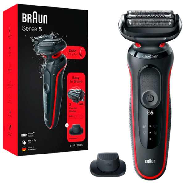 Бритва электрическая Braun 51-R1200s Черный  photo 3