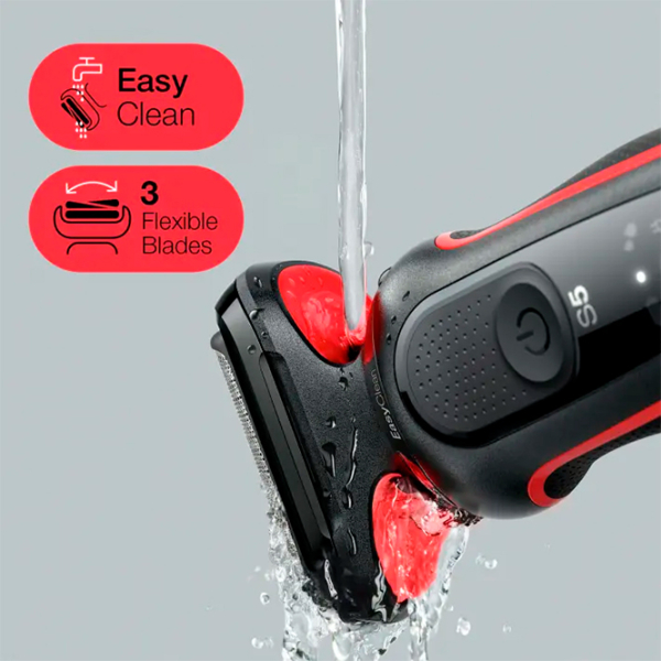 Бритва электрическая Braun 51-R1200s Черный  photo 4