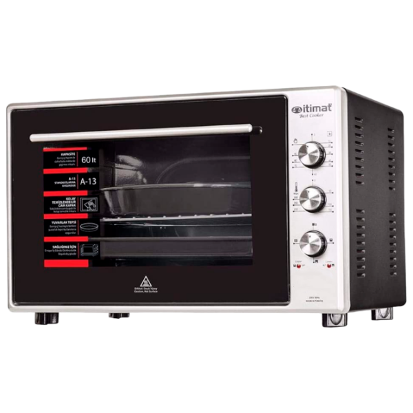Cuptor electric Itimat I-60TTFLB-A13 Black 1800 W, 60 l photo 3