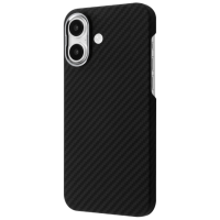 Husă pentru smartphone Apple iPhone 16 Plus (Carbon Slim) Carbon Black Proove, TPU, MagSafe