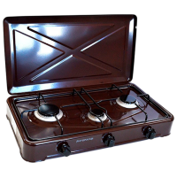 Plită de masă FEMAS 0300-COPER Brown Pe gaz, Smalt