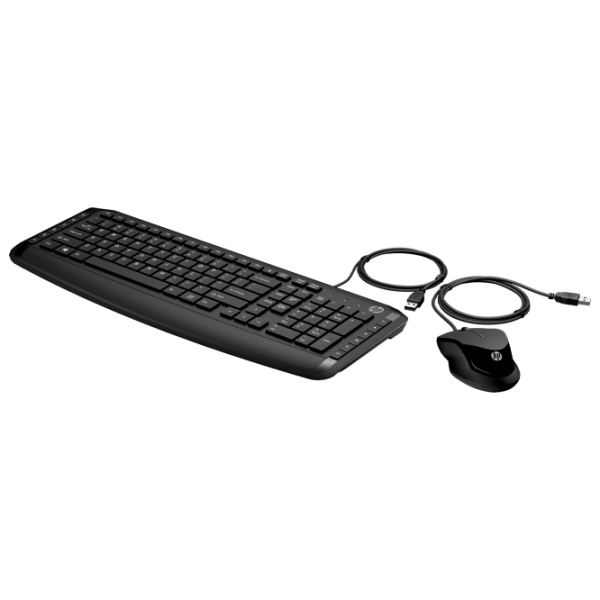 Tastatura & Mouse HP 200 Kit Black Home and Office, Cu fir photo 2