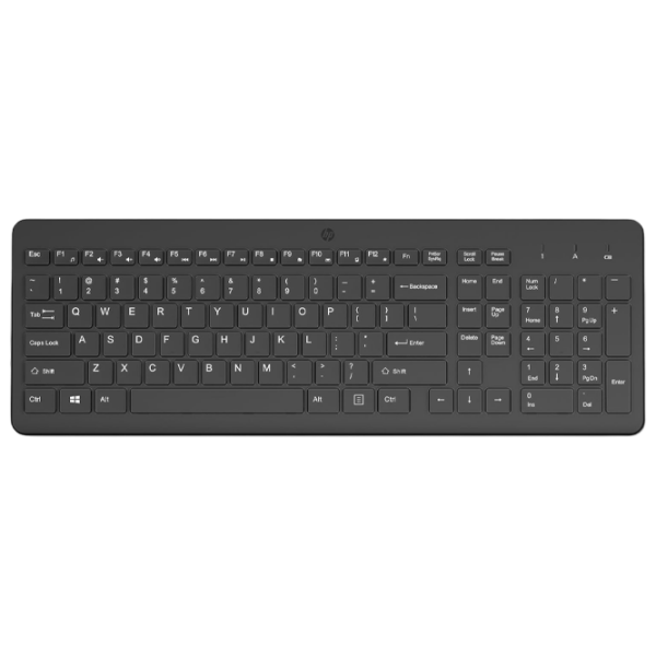 Клавиатура HP 220 Wireless Черный Для дома и офиса, Беспроводные photo 1