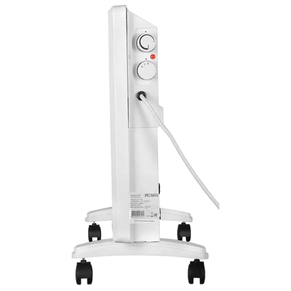 Convector Resanta OK-2500 White 25 m², 2500 W, Mecanic, Pe podea photo 3