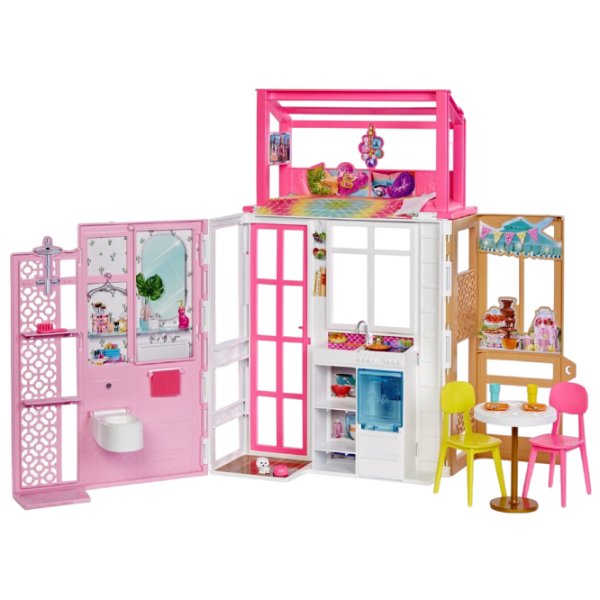 Căsuță pentru păpuși Barbie Barbie's Portable House model HCD47 3+ photo 1