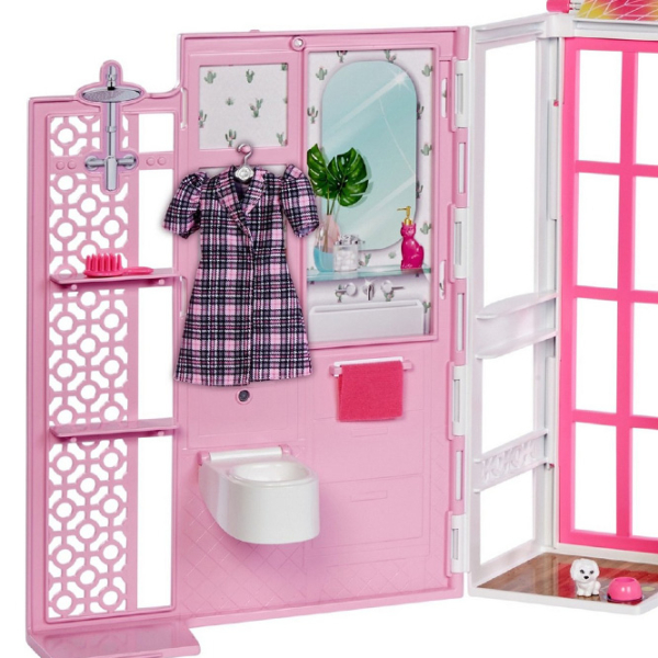 Căsuță pentru păpuși Barbie Barbie's Portable House model HCD47 3+ photo 5