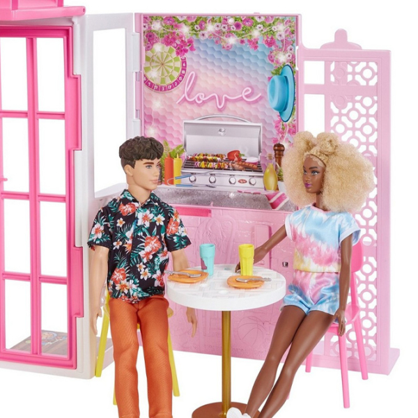 Căsuță pentru păpuși Barbie Barbie's Portable House model HCD47 3+ photo 6