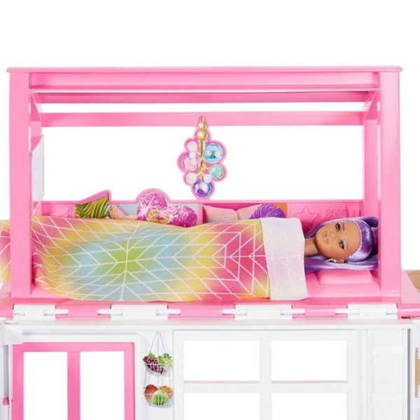 Căsuță pentru păpuși Barbie Barbie's Portable House model HCD47 3+ photo 7