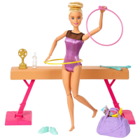 Păpușă Barbie Gymnast sportivă GJM72 3+