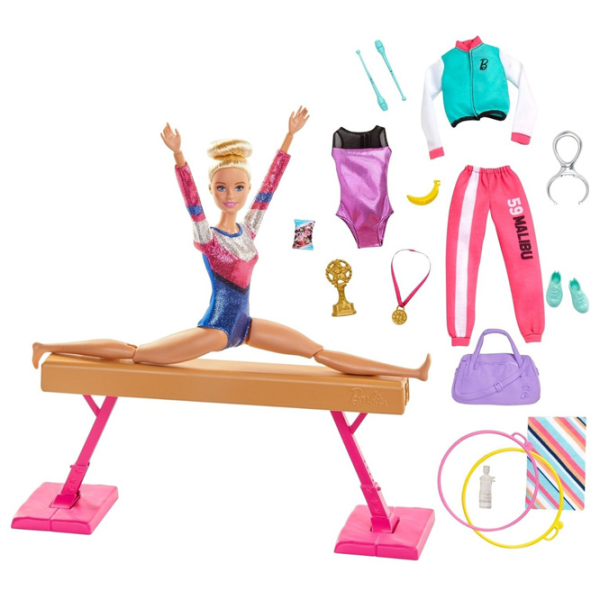 Păpușă Barbie Gymnast sportivă GJM72 3+ photo 3
