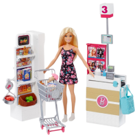Set Barbie Supermarket Magazin FRP01 3+