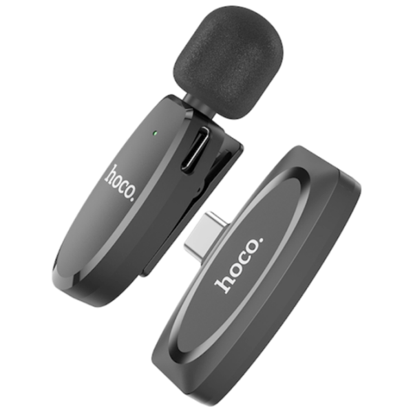 Microfon Hoco L15 Crystal Black  photo 1