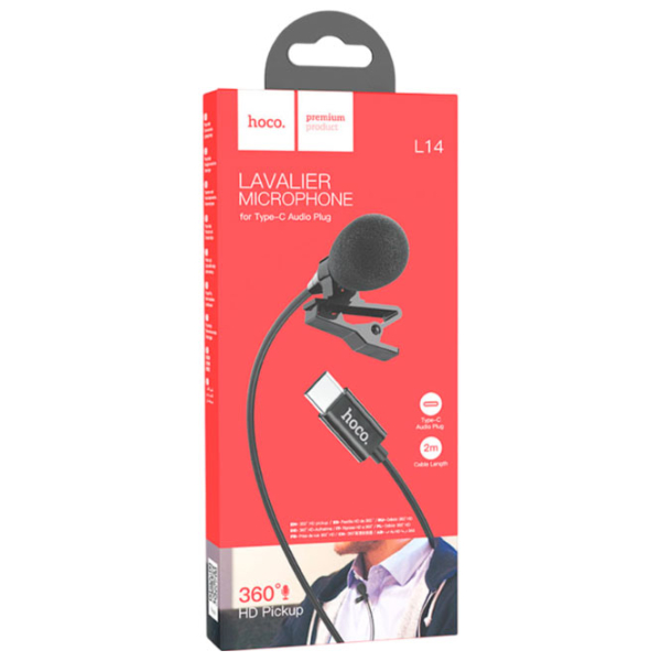 Microfon Hoco L14 Black  photo 3