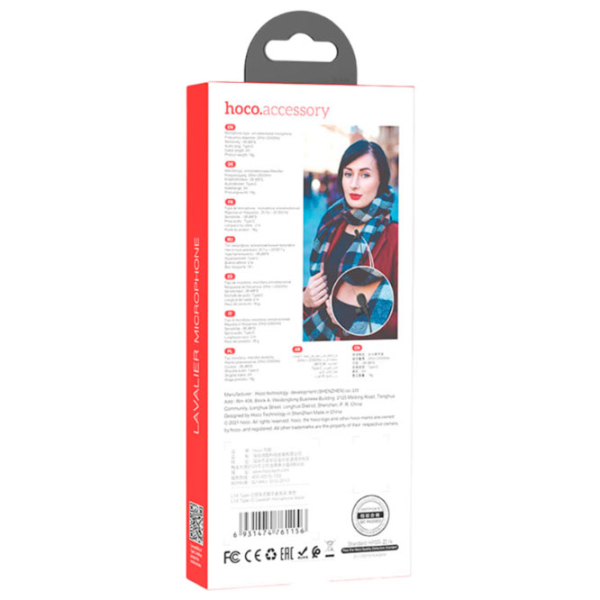 Microfon Hoco L14 Black  photo 4