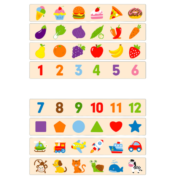 Joc educativ VIGA Find and match Dezvoltare, 1+ photo 3