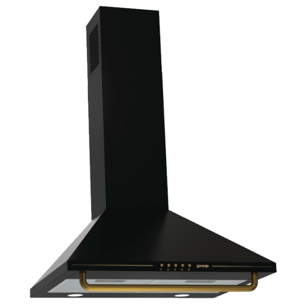 Hotă Gorenje WHC63CLB Black 60 cm, Recirculare, 650 m³/h photo 1