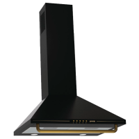 Hotă Gorenje WHC63CLB Black 60 cm, Recirculare, 650 m³/h