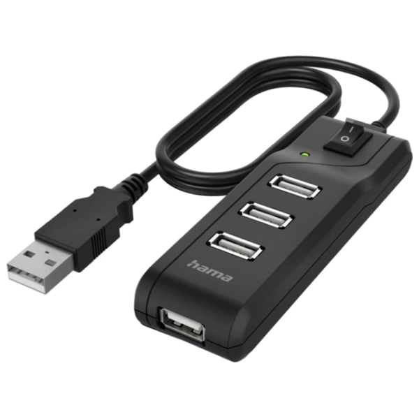 Adaptor Hama 200118 Black USB Type-A photo 1
