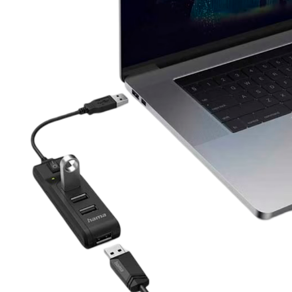 Adaptor Hama 200118 Black USB Type-A photo 3