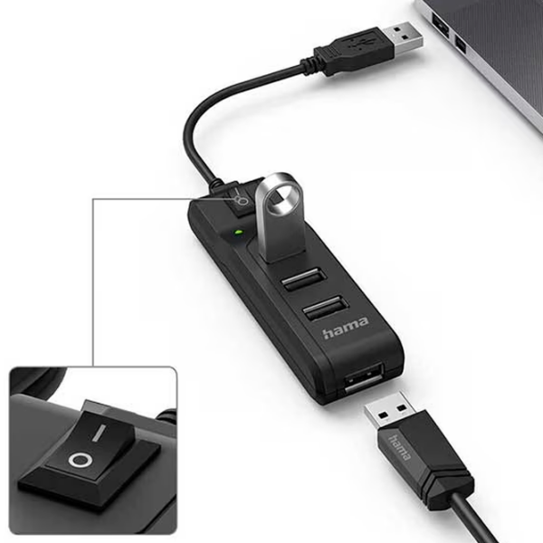 Adaptor Hama 200118 Black USB Type-A photo 4