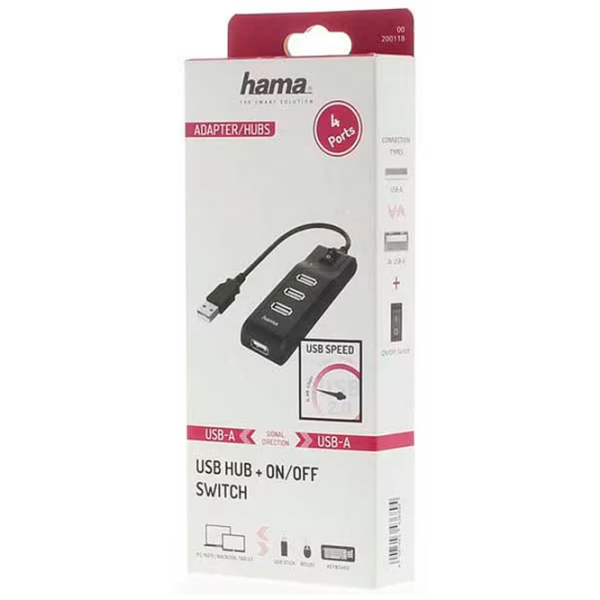 Adaptor Hama 200118 Black USB Type-A photo 5