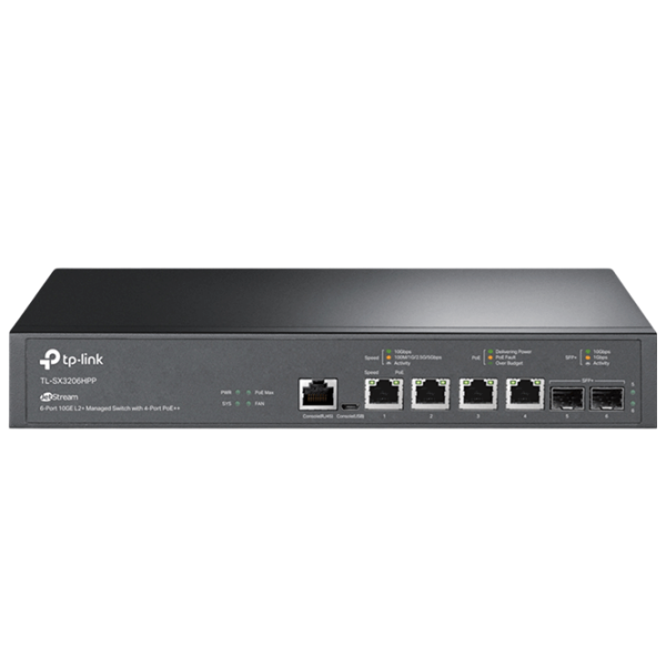 Коммутатор TP-Link TL-SX3206HPP Черный 120 Гбит/с photo 1
