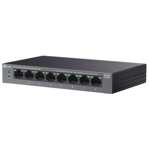 Switch TP-Link LS108GP Black 16 Gbit/s photo 1