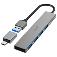 Адаптер Hama 200141 Серебряный USB Type-A