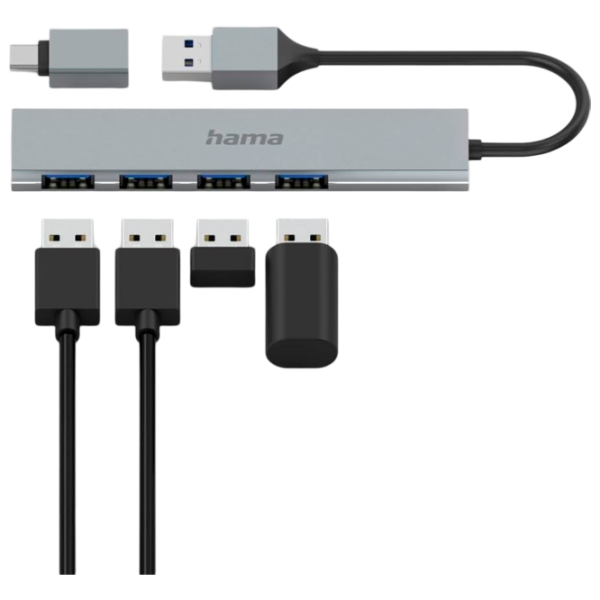 Adaptor Hama 200141 Silver USB Type-A photo 4