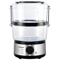 Aparat de gătit cu aburi Beper BC.261 Black-Silver 500 W
