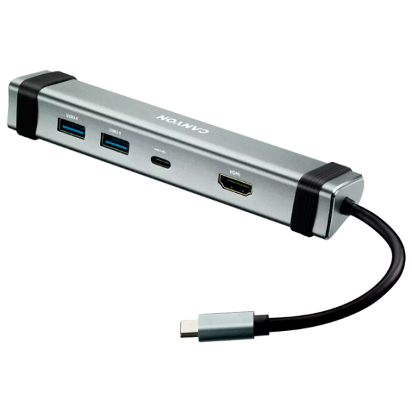 Адаптер Canyon DS-4 Серебряный USB Type-C photo 2