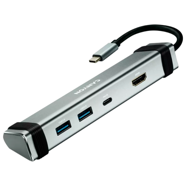 Адаптер Canyon DS-4 Серебряный USB Type-C photo 3