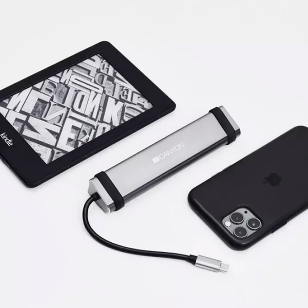 Адаптер Canyon DS-4 Серебряный USB Type-C photo 4