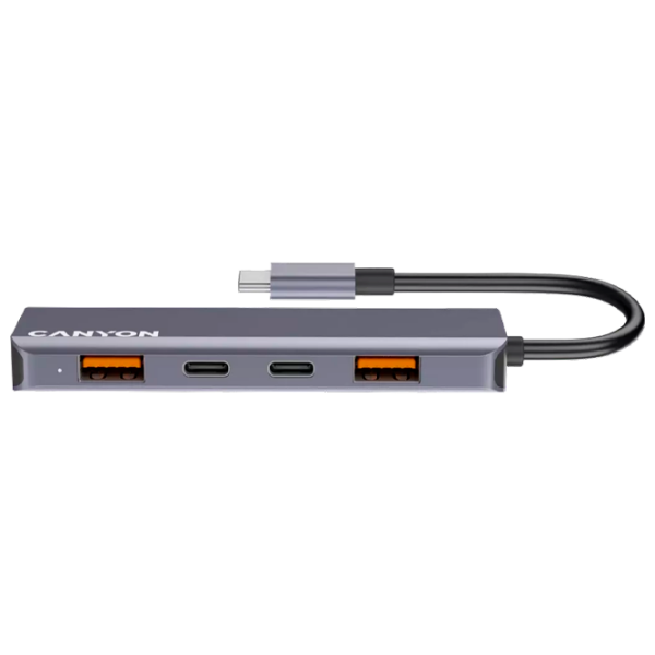 Адаптер Canyon DS-18 Серый USB Type-C photo 1