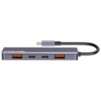 Адаптер Canyon DS-18 Серый USB Type-C