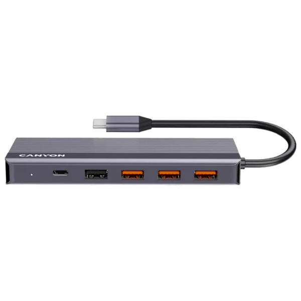 Адаптер Canyon DS-16 Серебряный USB Type-C photo 1