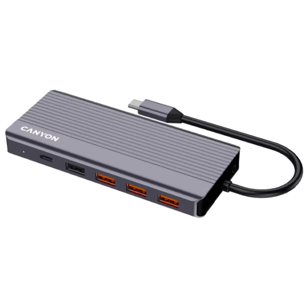 Адаптер Canyon DS-16 Серебряный USB Type-C photo 2
