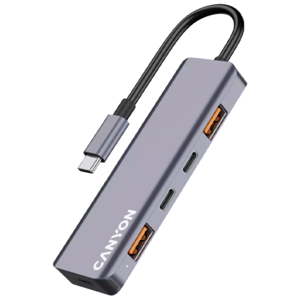 Адаптер Canyon DS-16 Серебряный USB Type-C photo 3