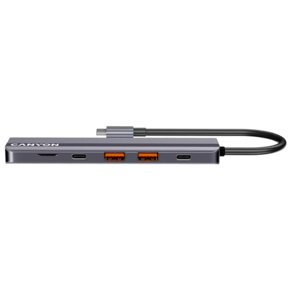 Адаптер Canyon DS-17 Серебряный USB Type-C photo 1