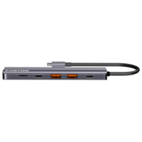 Адаптер Canyon DS-17 Серебряный USB Type-C