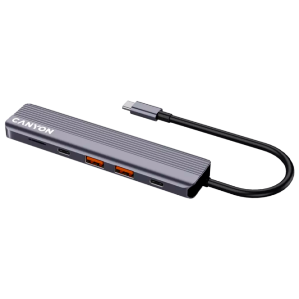 Адаптер Canyon DS-17 Серебряный USB Type-C photo 2