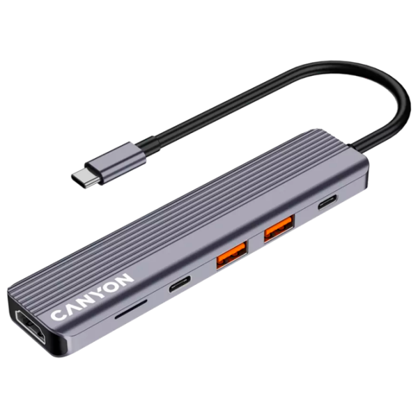 Адаптер Canyon DS-17 Серебряный USB Type-C photo 4