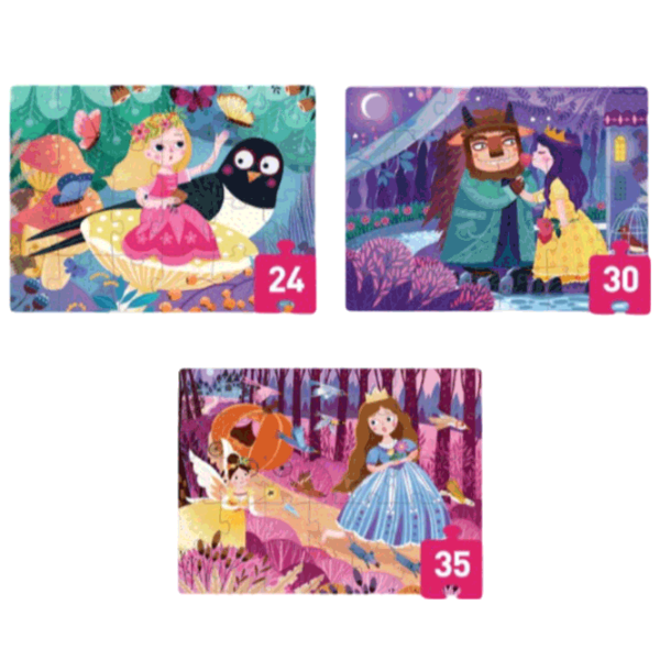 Puzzle Mideer Princesses from Stories (MD1479) Количество деталей: 89 , Рекомендуемый возраст: 3+ photo 1