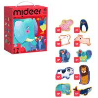 Puzzle Mideer Animals (MD1473) Количество деталей: 40, Рекомендуемый возраст: 2+