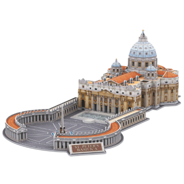 Puzzle CubicFun St. Peter's Basilica (DS0997h) Количество деталей: 101 , Рекомендуемый возраст: 8+ photo 1